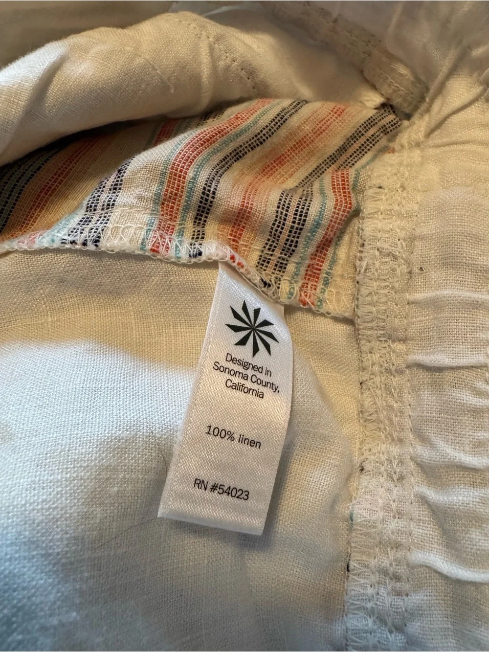 Athleta Striped Pastel Elastic-Waist Athletic Shorts